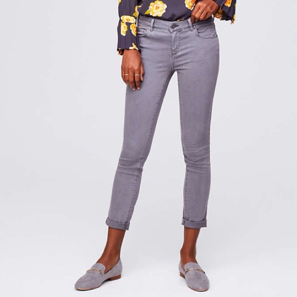 modern skinny crop loft